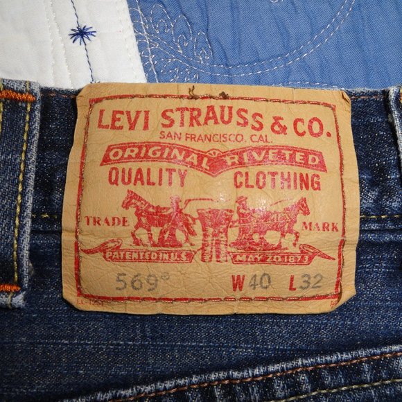 Levi's 569 jeans, 40 x 32, Loose Straight, W40 L32 - Picture 9 of 12
